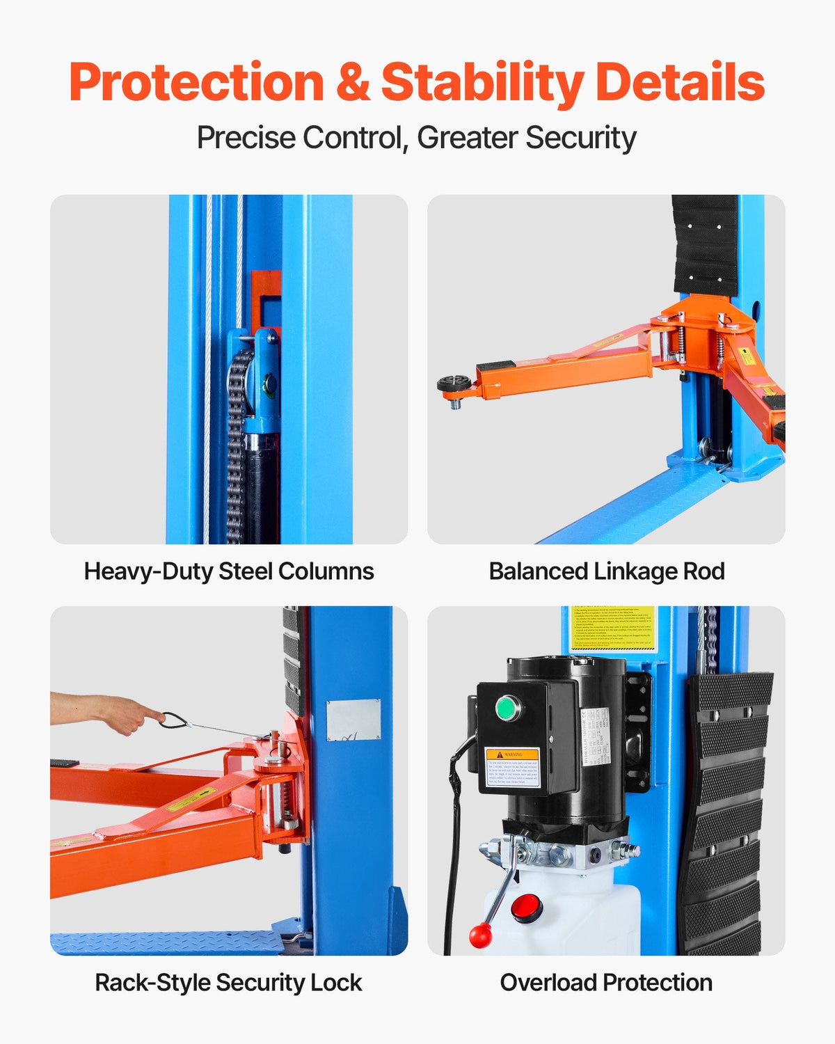 2-Post Car Lift, 12,000 lb Capacity
