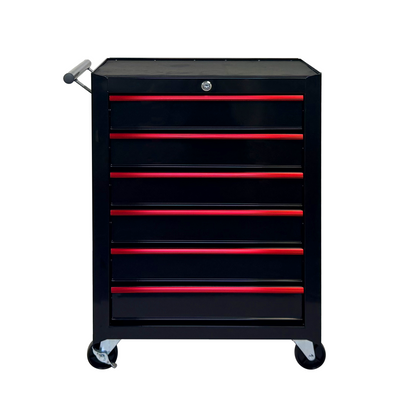 Rolling Metal Tool Chest with 6 Drawers