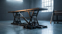 Car Lift, 7,000 Lbs. Capacity Portable Car Lift, 26.8 In. Max. Height, Carbon Steel Truck Lift with 120-Volt Power Unit — Lifestyle