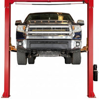 12000 Lbs Extra Height 167Inch 2 Post Lift Two Post Car Lift AK-M120 Auto Lift Car Lift Hoist 2 Post Car Lift (Extra Height, Red)